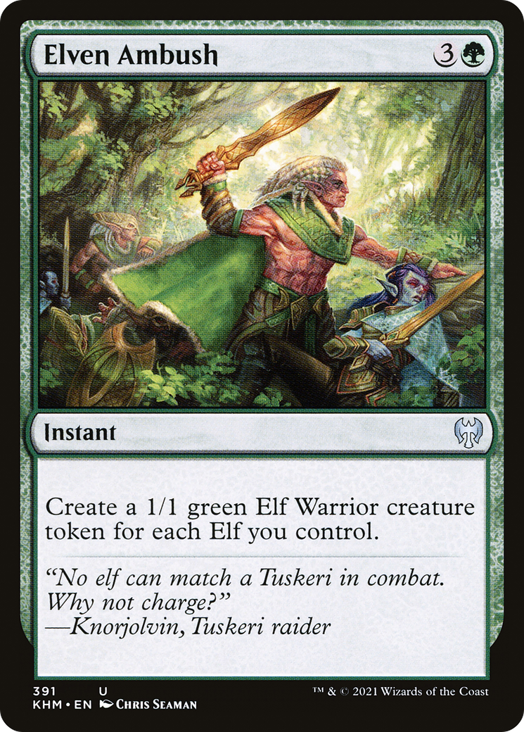 Elven Ambush (KHM-391) - Kaldheim Foil