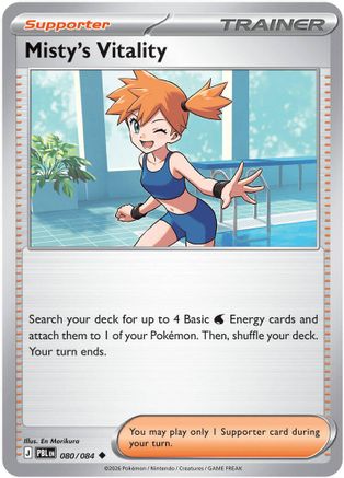 Misty's Vitality (80/084) - ME05 Pitch Black  - Uncommon