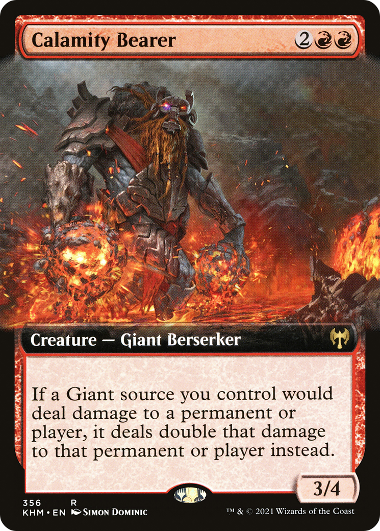 Calamity Bearer  (KHM-356) - Kaldheim: (Extended Art)