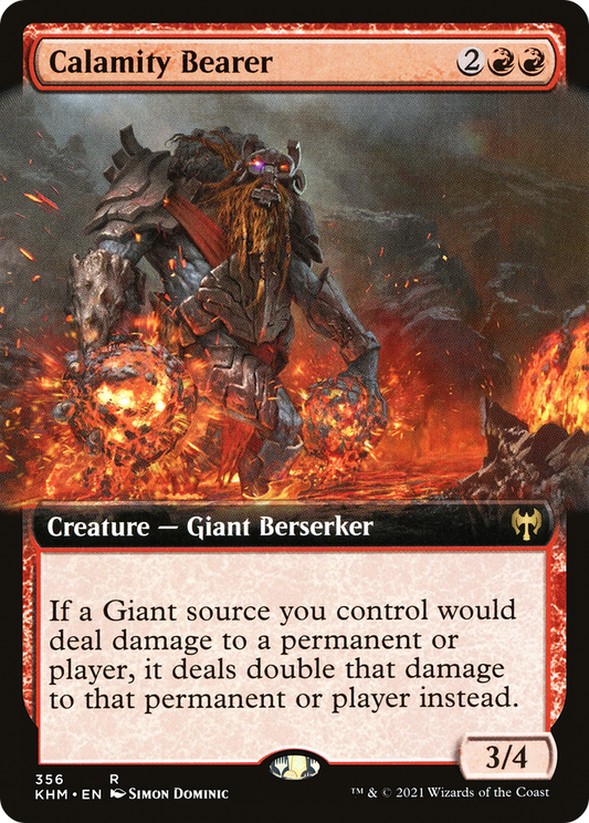 Calamity Bearer  (KHM-356) - Kaldheim: (Extended Art)