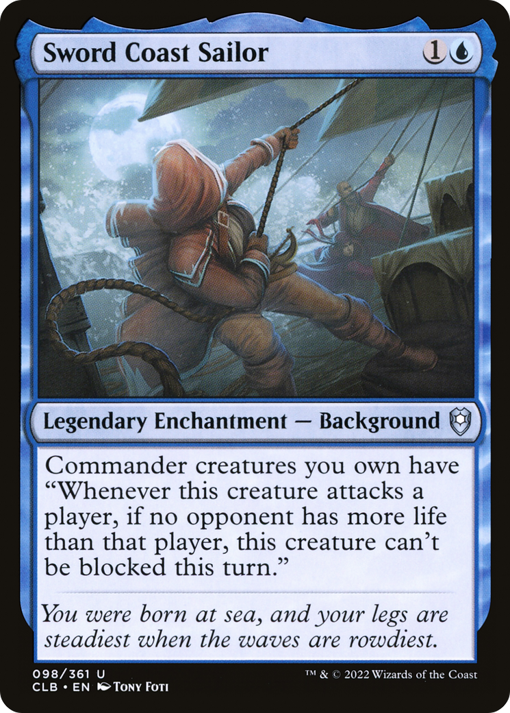 Sword Coast Sailor (CLB-098) - Commander Legends: Battle for Baldur's Gate Foil