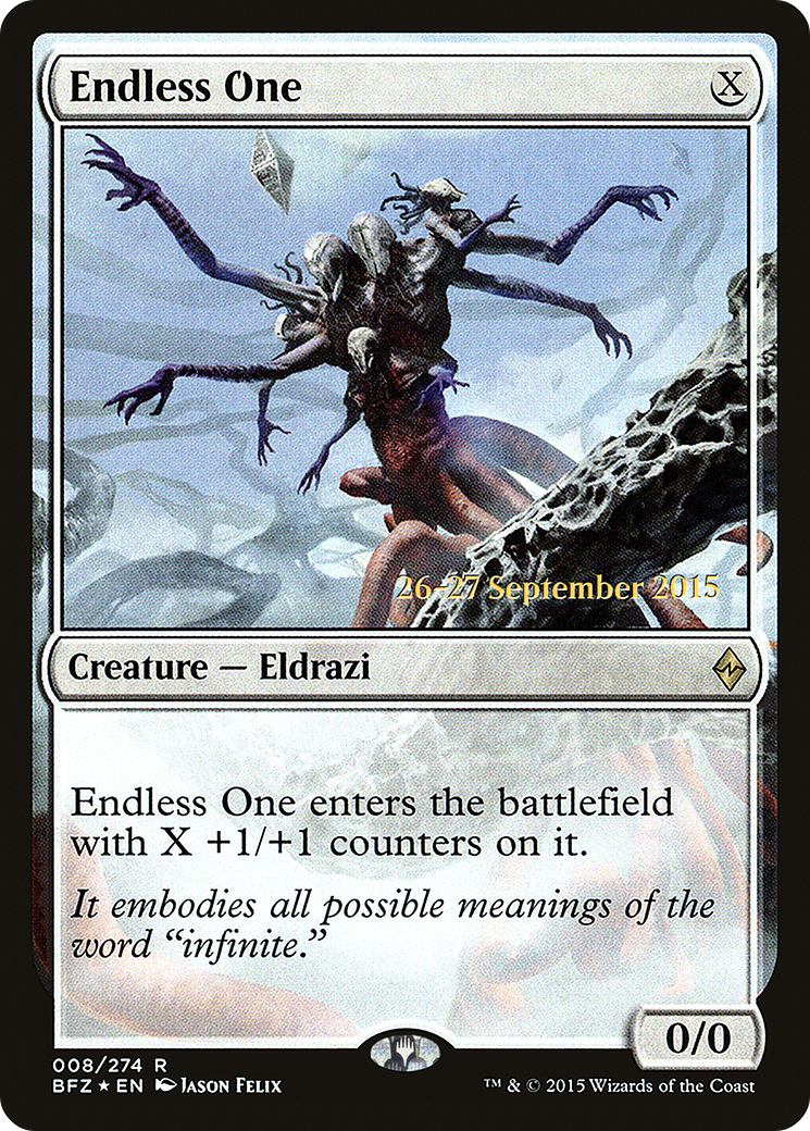 Endless One (PRE-08S) - Battle for Zendikar Promos (Prerelease) Foil