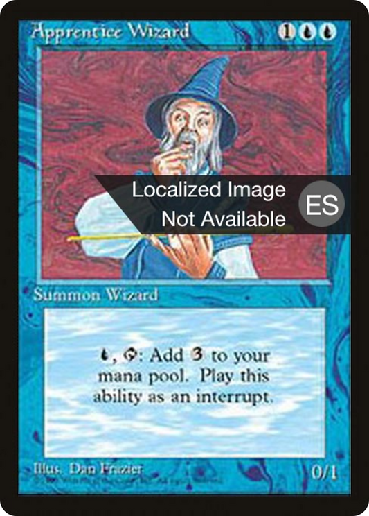 Apprentice Wizard (4BB-061) - Fourth Edition Foreign Black Border