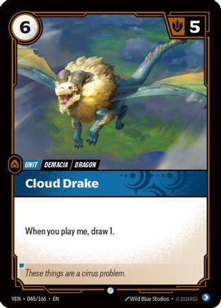 (048/166) Cloud Drake - Vendetta Foil