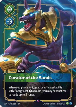 (145/166) Nasus - Curator of the Sands - Vendetta Foil