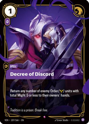 (107/166) Decree of Discord - Vendetta Foil