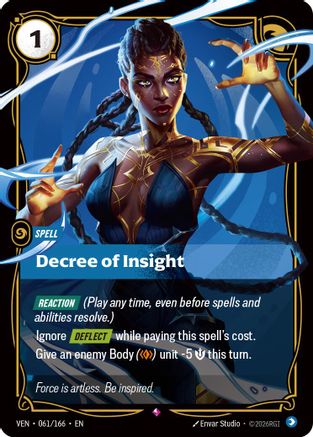 (061/166) Decree of Insight - Vendetta Foil