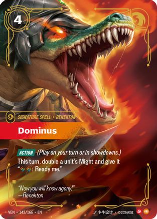 (142/166) Dominus - Vendetta Foil