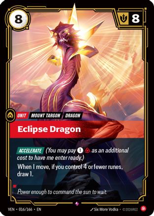 (016/166) Eclipse Dragon - Vendetta Foil