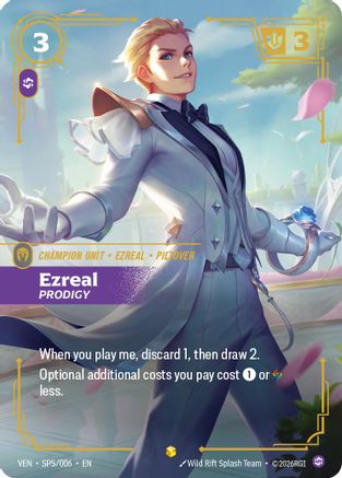 (SP5/006) Ezreal, Prodigy - Vendetta Foil