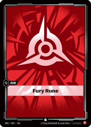 (R01) Fury Rune - Vendetta Foil