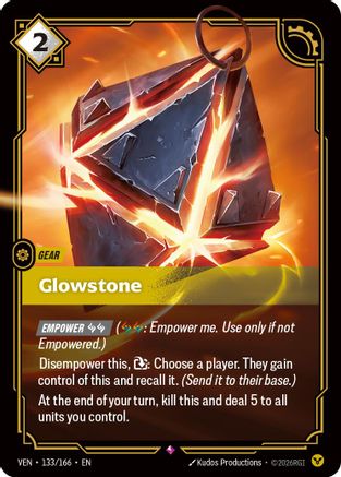 (133/166) Glowstone - Vendetta Foil