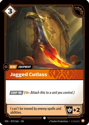 (073/166) Jagged Cutlass - Vendetta Foil