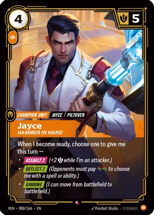 (088/166) Jayce, Hammer in Hand - Vendetta Foil