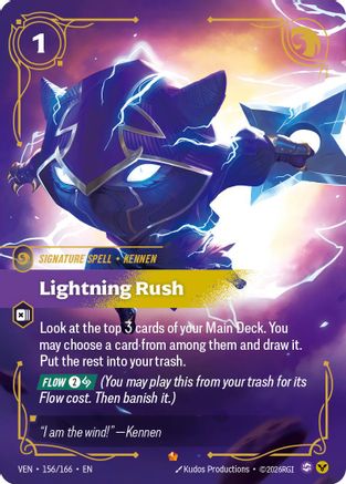 (156/166) Lightning Rush - Vendetta Foil