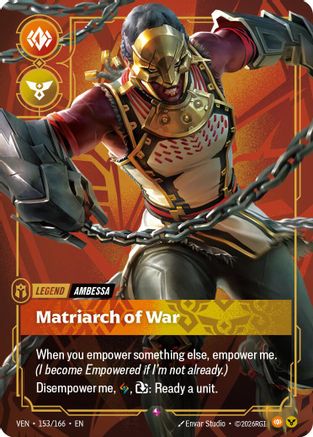 (153/166) Ambessa - Matriarch of War - Vendetta Foil