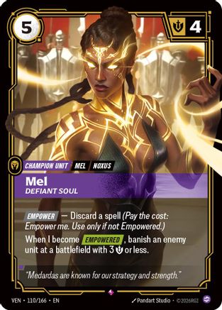 (110/166) Mel, Defiant Soul - Vendetta Foil