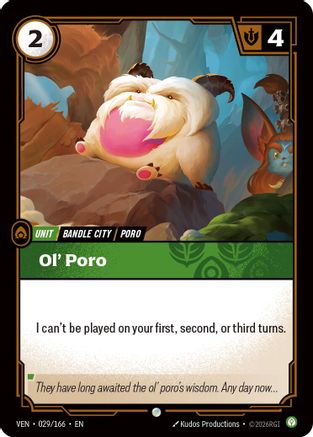 (029/166) Ol' Poro - Vendetta Foil