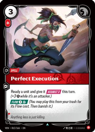 (012/166) Perfect Execution - Vendetta Foil