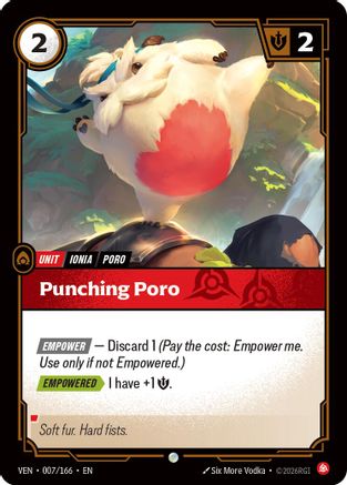 (007/166) Punching Poro - Vendetta Foil