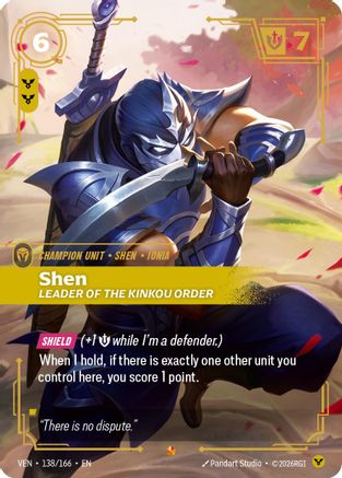 (138/166) Shen, Leader of the Kinkou Order - Vendetta Foil