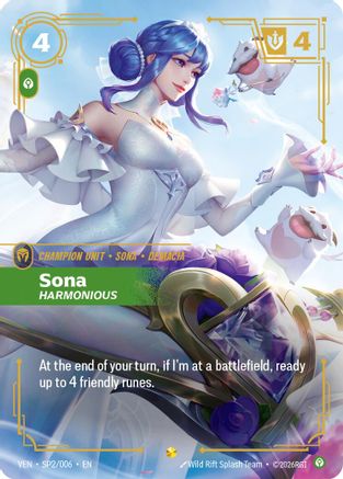 (SP2/006) Sona, Harmonious - Vendetta Foil