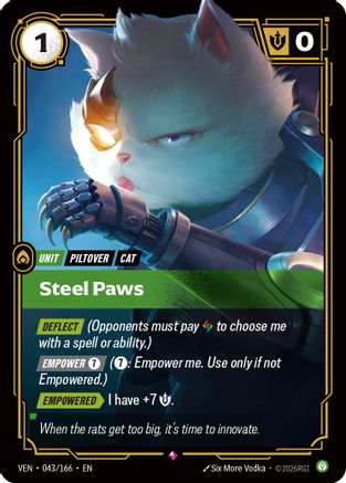 (043/166) Steel Paws - Vendetta Foil