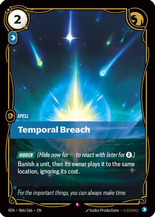 (066/166) Temporal Breach - Vendetta Foil