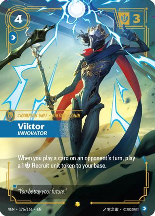 (176/166) Viktor, Innovator - Vendetta Foil