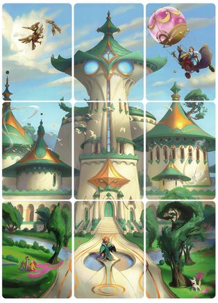 ()  Archazia's Island Puzzle Insert (Set of 9) (Version 1 of 2) - Archazia's Island  Normal