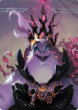 ()  Ursula - Sea Witch Queen Puzzle Insert (Top Middle) - Ursula's Return  Normal