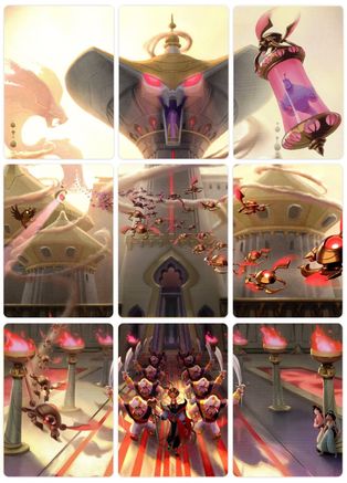 ()  Reign of Jafar Puzzle Insert (Set of 9) (Version 1 of 2) - Reign of Jafar  Normal