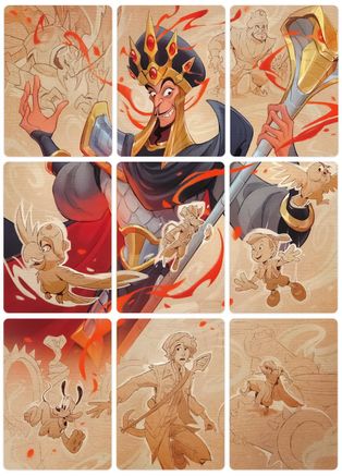 ()  Reign of Jafar Puzzle Insert (Set of 9) (Version 2 of 2) - Reign of Jafar  Normal