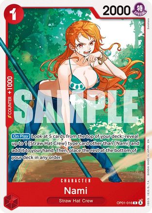 (OP01-016) Nami - Starter Deck 31: RED Monkey.D.Luffy - Normal