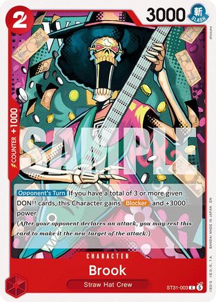 (ST31-003) Brook - Starter Deck 31: RED Monkey.D.Luffy - Normal
