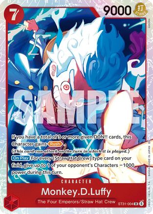 (ST31-004) Monkey.D.Luffy - Starter Deck 31: RED Monkey.D.Luffy - Foil