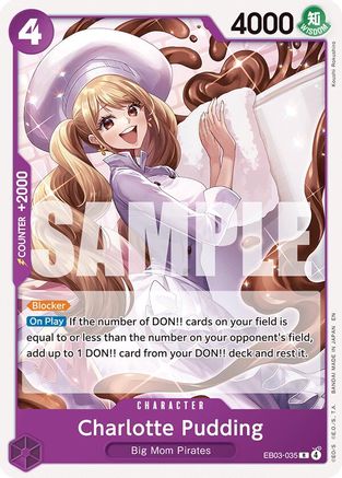 (EB03-035) Charlotte Pudding - Starter Deck 34: PURPLE Charlotte Katakuri - Normal