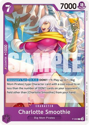 (P-090) Charlotte Smoothie - Starter Deck 34: PURPLE Charlotte Katakuri - Normal