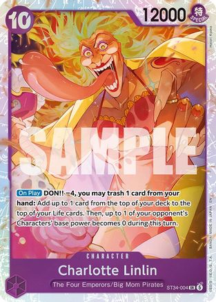 (ST34-004) Charlotte Linlin - Starter Deck 34: PURPLE Charlotte Katakuri - Foil