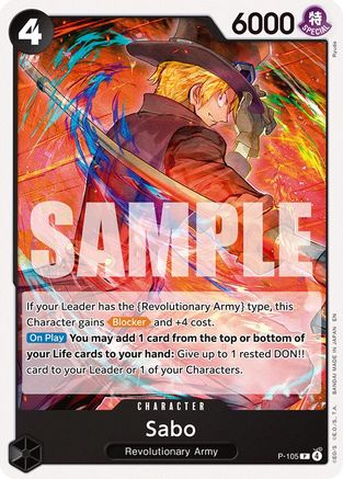 (P-105) Sabo () - Starter Deck 35: RED/BLACK Sabo - Normal