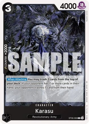(ST35-003) Karasu - Starter Deck 35: RED/BLACK Sabo - Normal