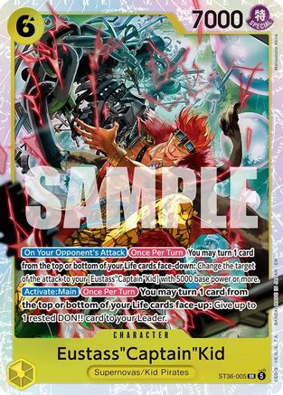 (ST36-005) Eustass"Captain"Kid - Starter Deck 36: YELLOW Eustass"Captain"Kid - Foil