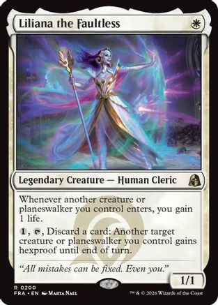 Liliana the Faultless (FRA-200) [Reality Fracture] Foil