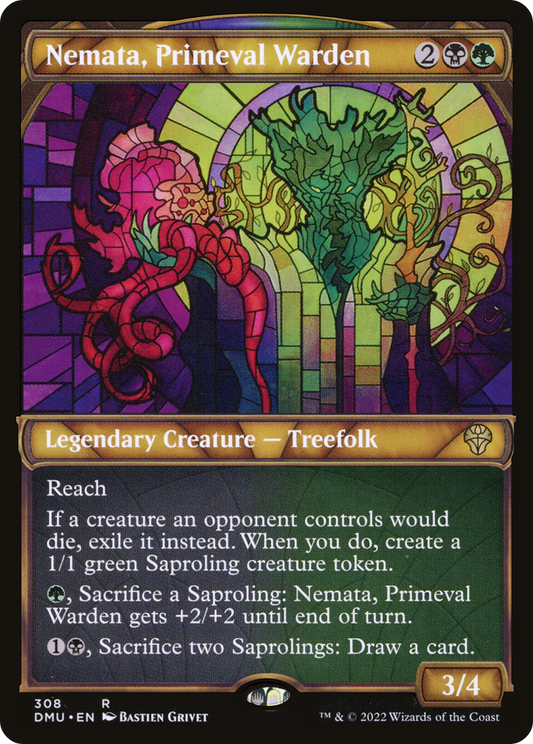 Nemata, Primeval Warden (Showcase) (DMU-308) - Dominaria United: (Showcase) Foil