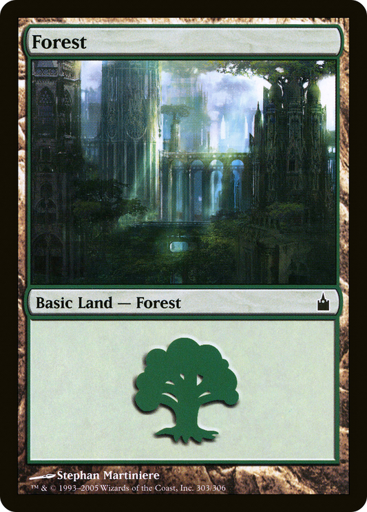 Forest (RAV-303) - Ravnica: City of Guilds