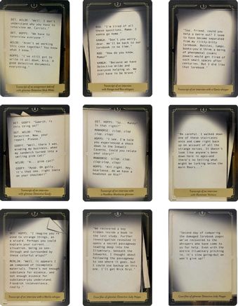 ()  Whispers in the Well Case File Cards (Set of 18) - Whispers in the Well  Normal