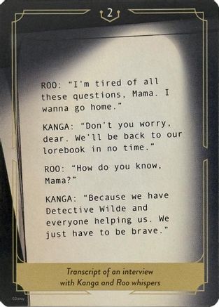 ()  Whispers in the Well Case File Cards (2 of 18) - Whispers in the Well  Normal