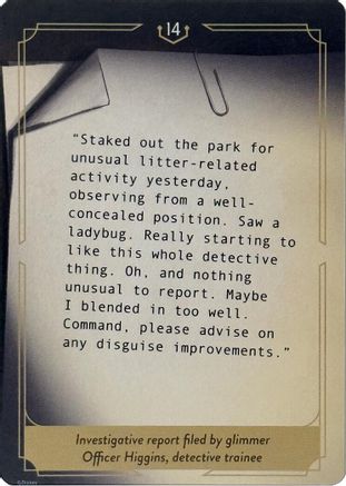 ()  Whispers in the Well Case File Cards (14 of 18) - Whispers in the Well  Normal