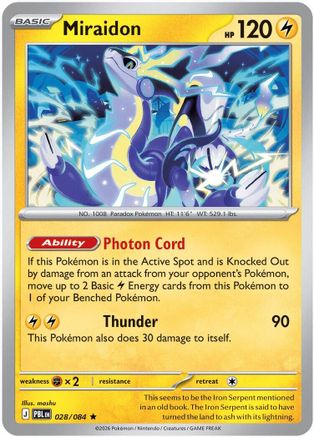 Miraidon (28/084) - Deck Exclusives  - Rare