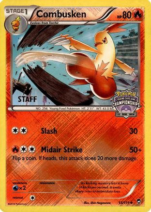 Combusken (State Championships) [Staff] (13/111) - League & Championship Cards Reverse Holofoil - Promo
